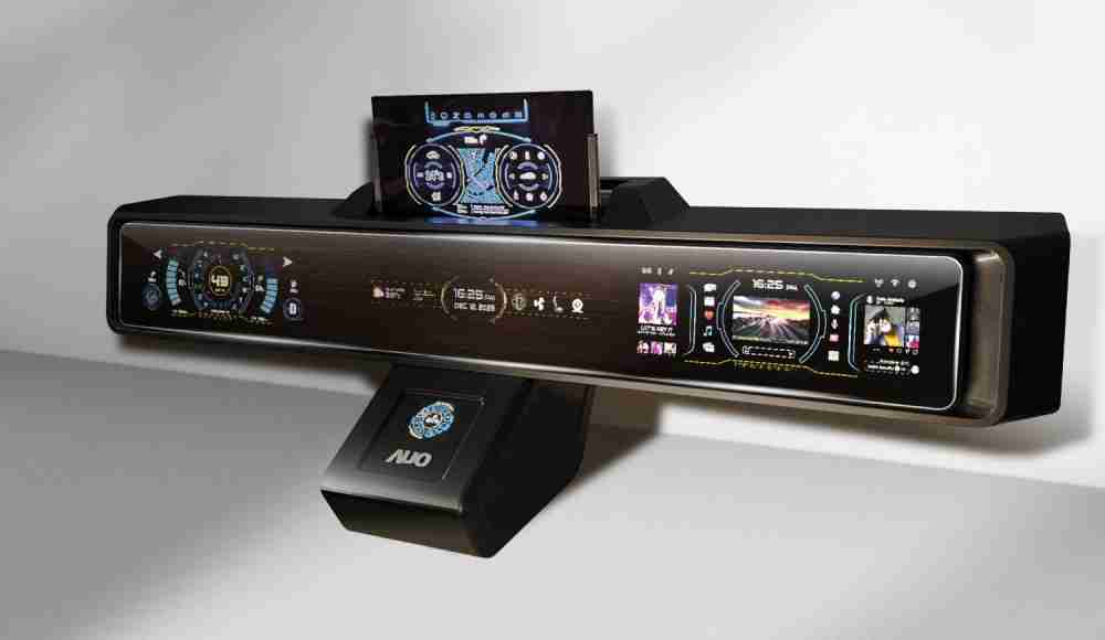 传奇国际Micro LED沉浸式车舱显示方案结合 可卷式、、、可伸缩的Micro LED应用并可呈现不同的质感纹路，，，，展现人性化设计